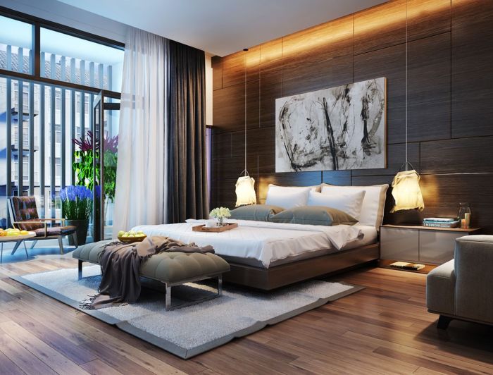 Bedroom decorate designer interior like getty