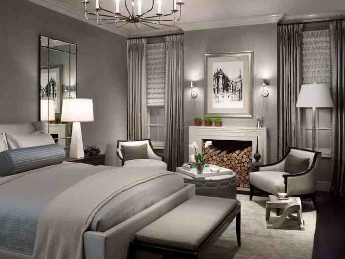 How to decorate a gray bedroom