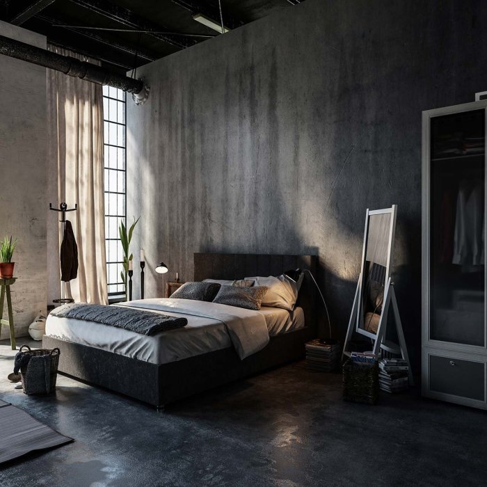 Industrial bedroom style ideas flooring fabulous wood