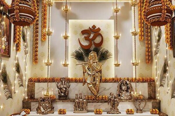 How to decorate puja room