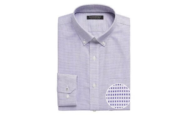 Banana republic men's non-iron dress shirt