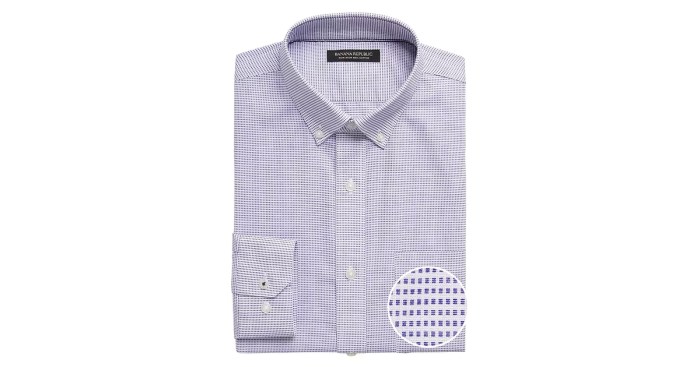 Banana republic men's non-iron dress shirt