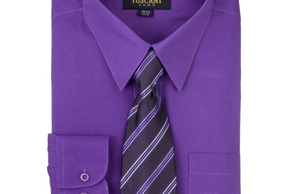 Mens purple dress shirt