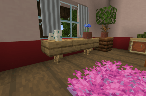 How to make decoration table minecraft