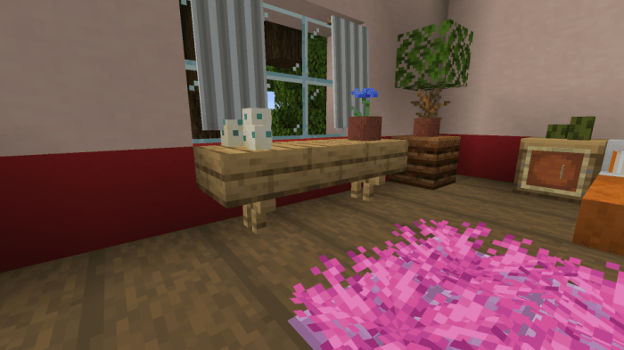 How to make decoration table minecraft