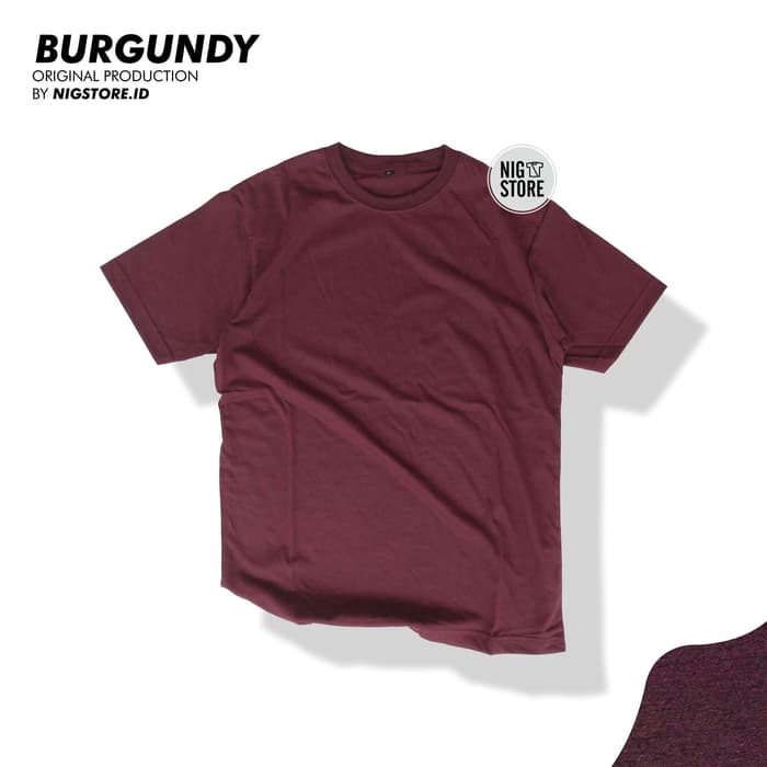 Men's burgundy dress shirt