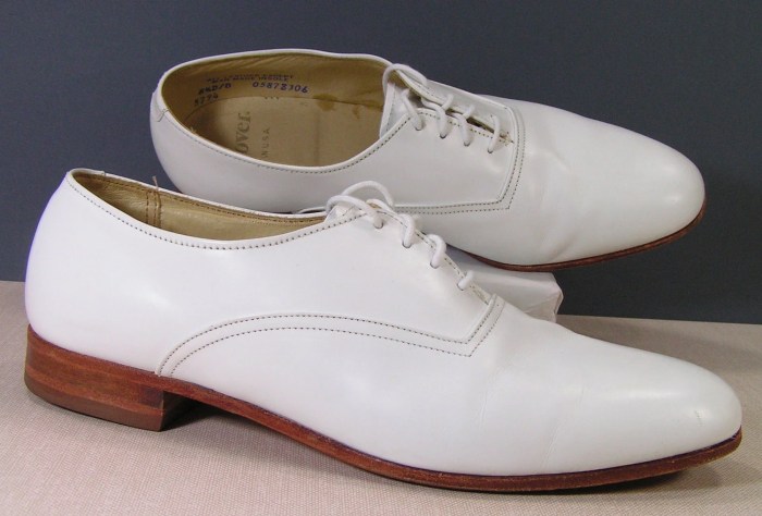 Mens white dress shoes