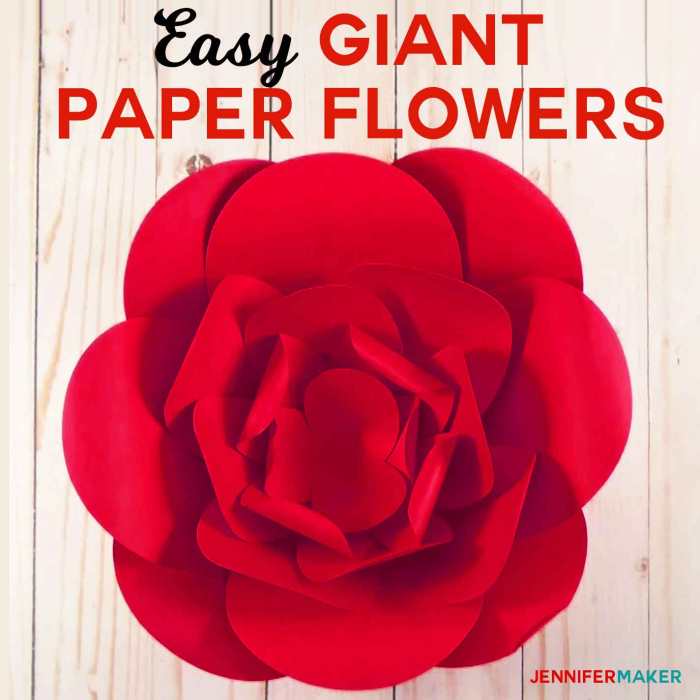 How to make big paper flowers for decoration