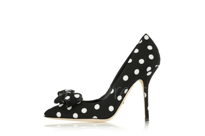 Mens polka dot dress shoes