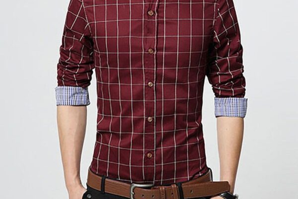 Mens slim fit dress shirts