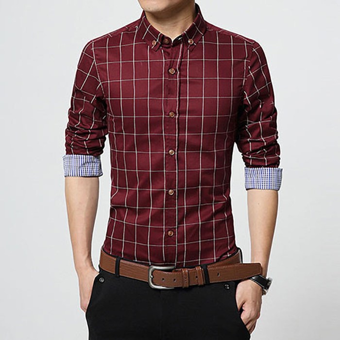 Mens slim fit dress shirts