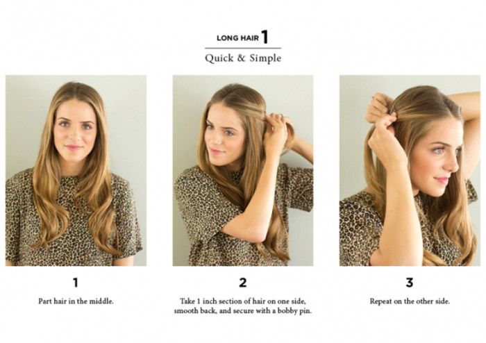 How to dress up hair style