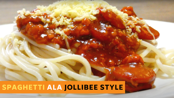 How to cook spaghetti jollibee style