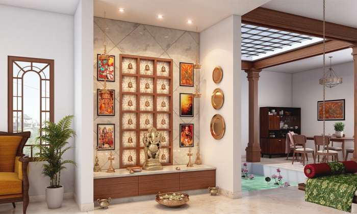 How to decorate puja room