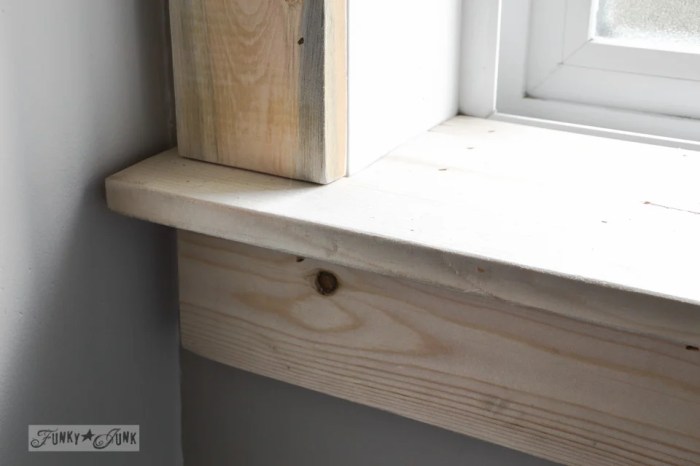 How to decorate a bedroom window sill